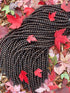 Black Ebony Wood Beads, 8mm, Round